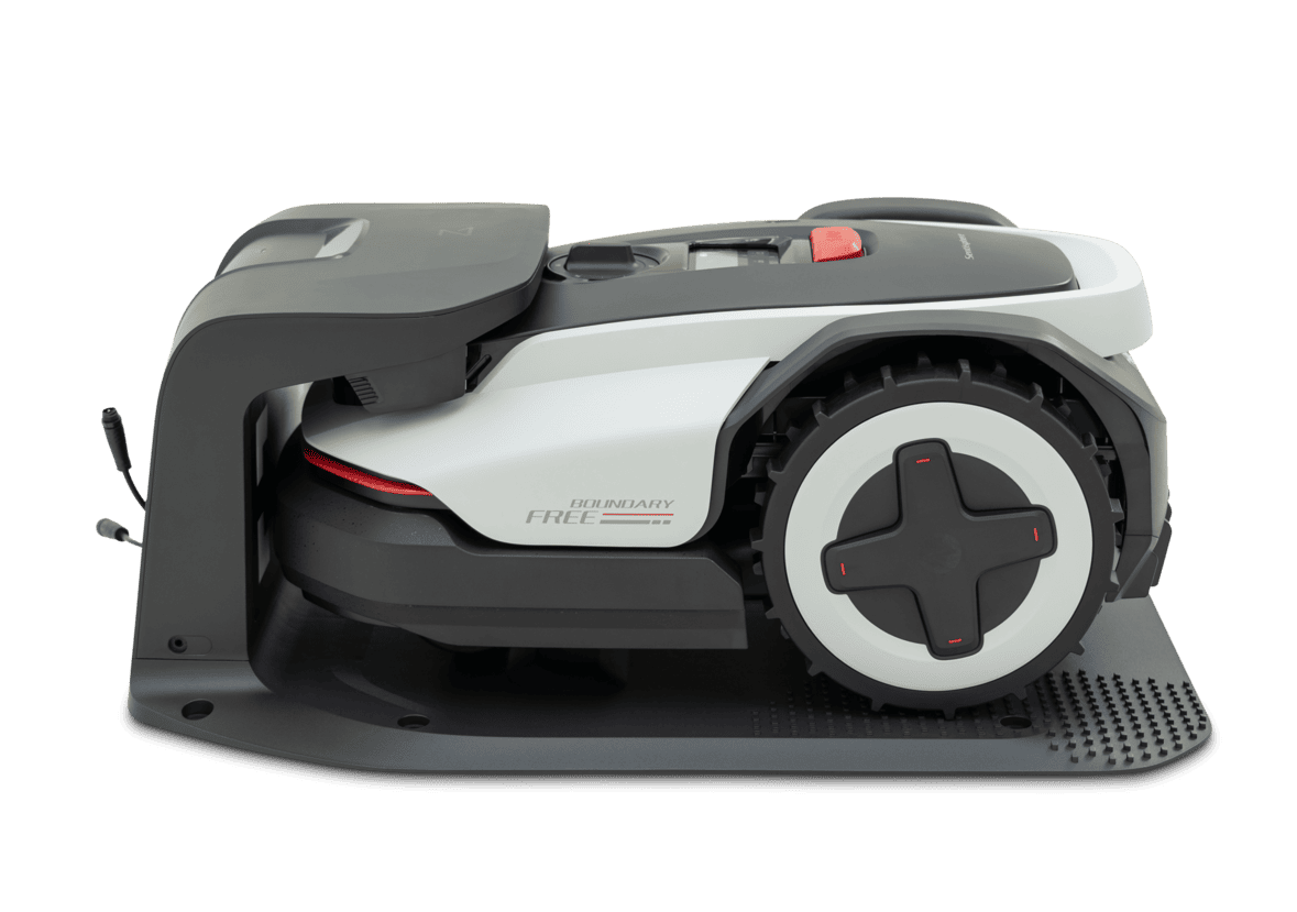 Roborock RockNeo Q110 with Charging Base – Side View