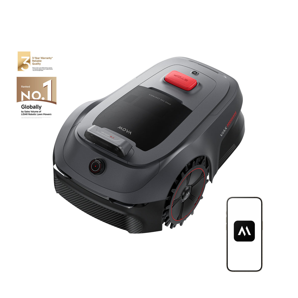 MOVA ViAX 500 Robot Lawn Mower – LiDAR Navigation Design