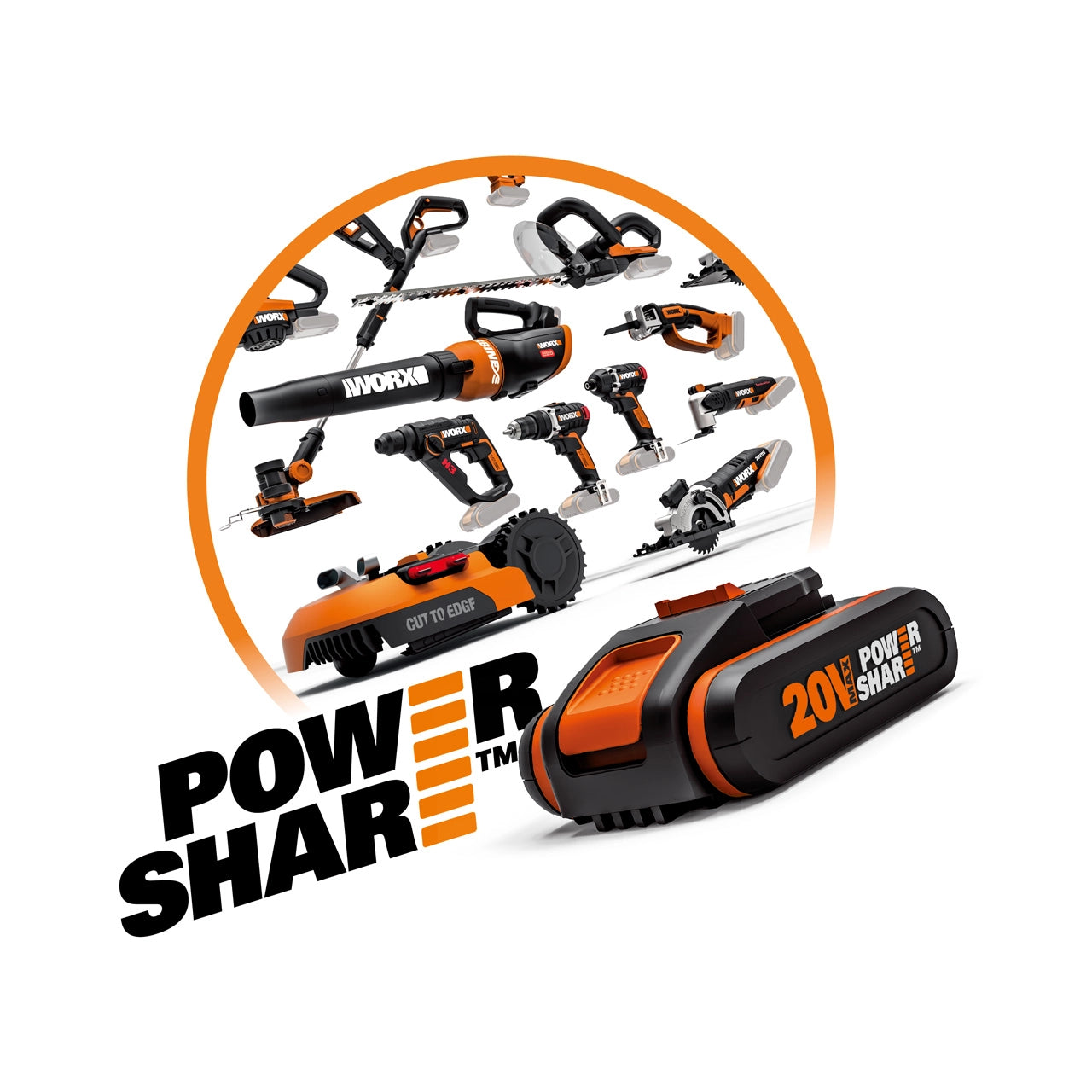 WORX LANDROID Robot Lawn Mower Set of 12 x 25mm replacement cutting Blades & Screws